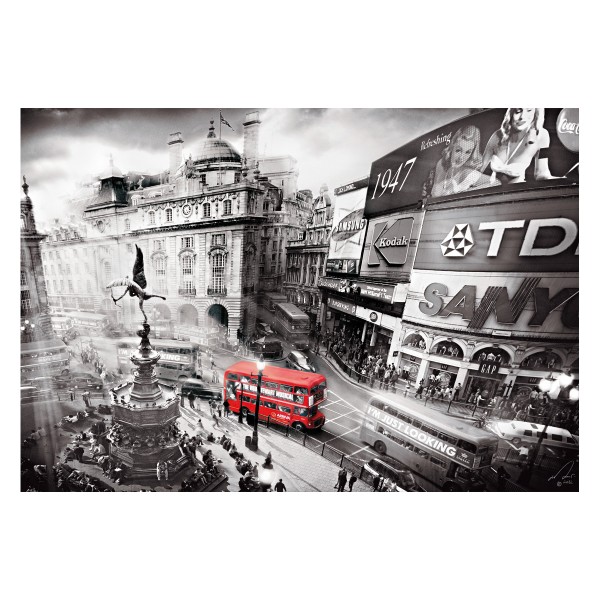 Puzzle 1000 pièces : Piccadilly Circus, Londres - Educa-15981