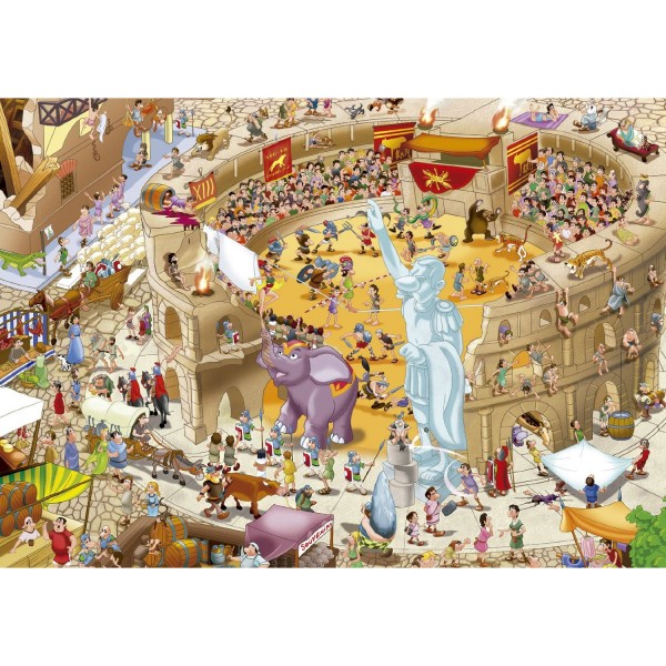 Puzzle 1000 pièces : Rome Antique - Educa-16344