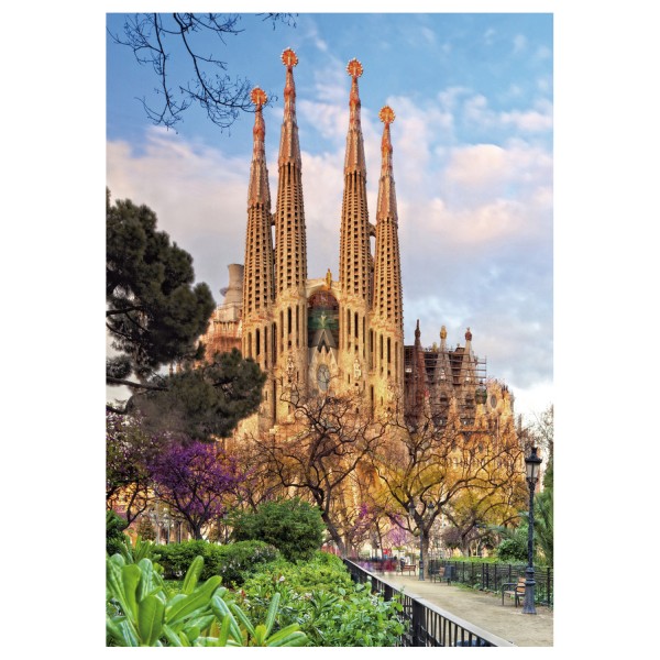 Puzzle 1000 pièces : Sagrada Familia, Barcelone - Educa-15986