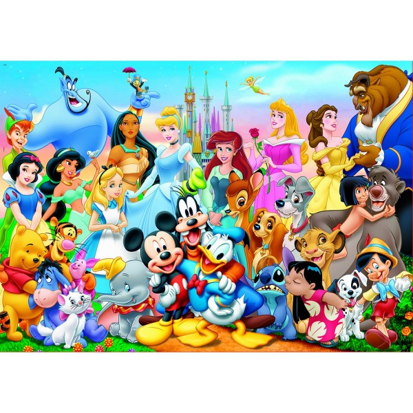 Puzzle 1000 pièces - Le monde merveilleux de Disney - Educa-11978