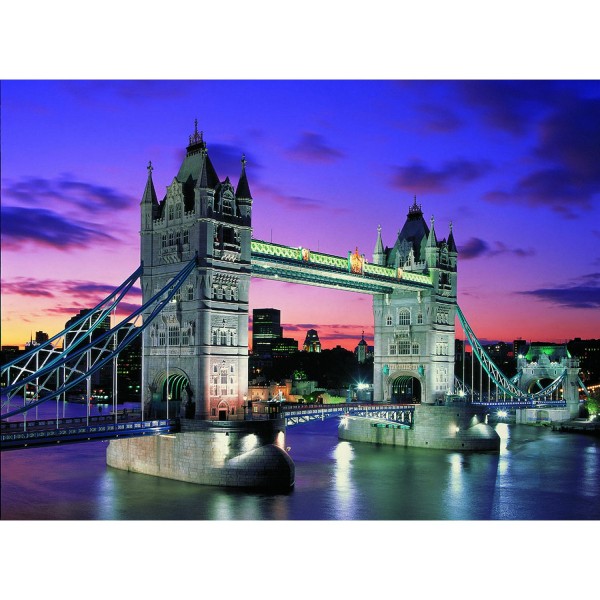 Puzzle 1000 pièces phosphorescent - La Tour de Londres - Educa-10113