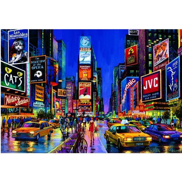 Puzzle 1000 pièces - Times Square - Educa-13047