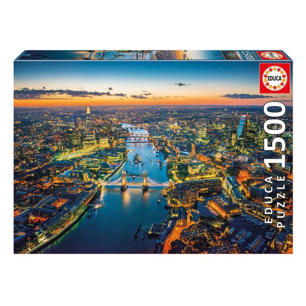 Puzzle 1500 pièces : Londres vu du ciel - Educa-16765