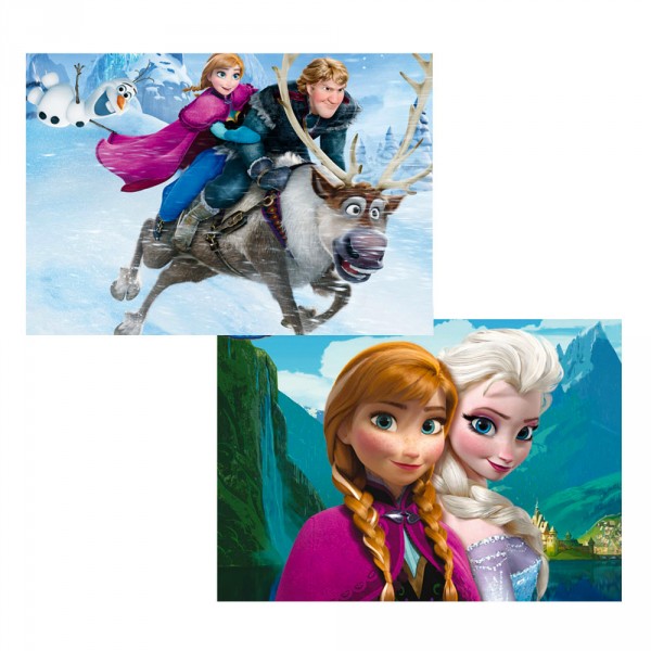 Puzzle 2 x 48 pièces : La Reine des Neiges (Frozen) - Educa-15768