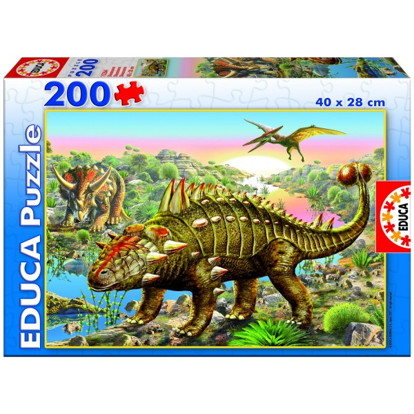 Puzzle 200 pièces - Dinosaures - Educa-15264