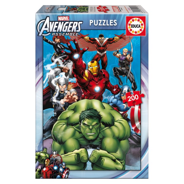 Puzzle 200 pièces : Avengers - Educa-15933