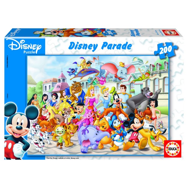 200 Teile Puzzle - Disney Parade: Die Parade - Educa-13289