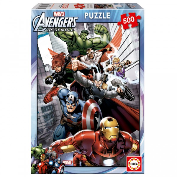 Puzzle 500 pièces : Avengers - Educa-15772