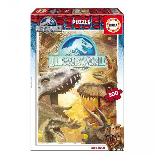 Puzzle 500 pièces : Jurassic World - Educa-16341