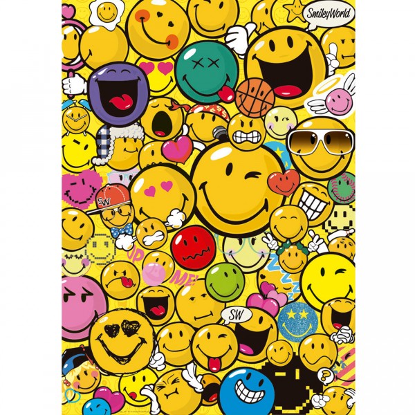 Puzzle 500 pièces : Smiley World - Educa-15966