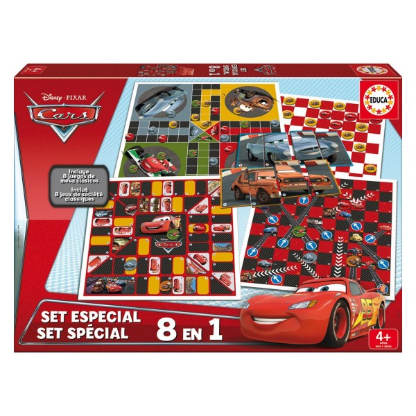Set spécial 8 jeux en 1 Cars - Educa-16388