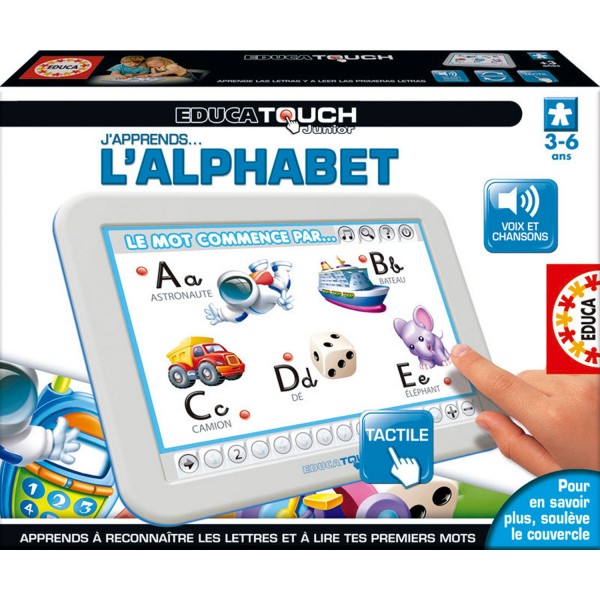 Touch junior : J'apprends... L'alphabet - Educa-15503