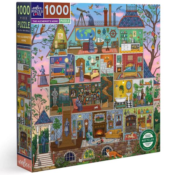 Puzzle 1000 pièces : La Maison de l'Alchimiste - Eeboo-PZTAST