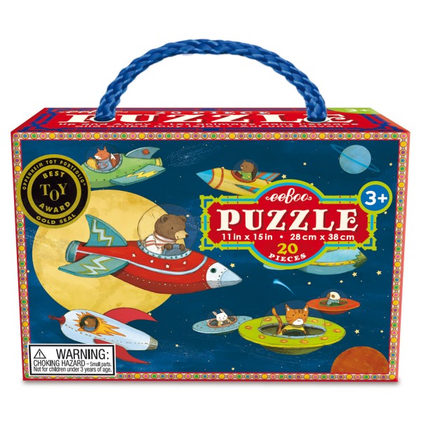 Puzzle 20 pièces : Monter et Partir - Eeboo-9650434