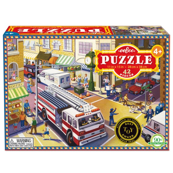 Puzzle 42 pièces : Camion de pompiers - Dam-9650436