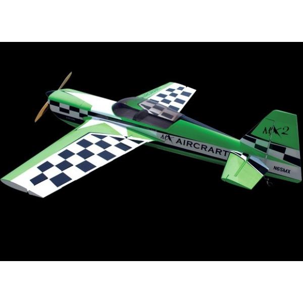 MX2 50CC Vert et Noir ARF EG Aircraft - EGA50003A