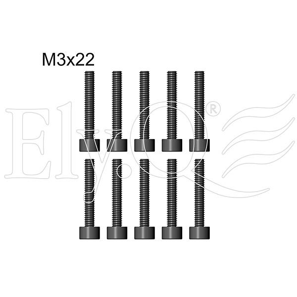 EQ30044 Sachet de Vis M3x22 (10pcs) - ELYQ-8716700A