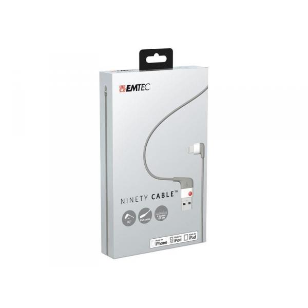 Câble de chargement Ninety Cable U100 Emtec pour Apple - iPod/iPhone/iPad - 12508