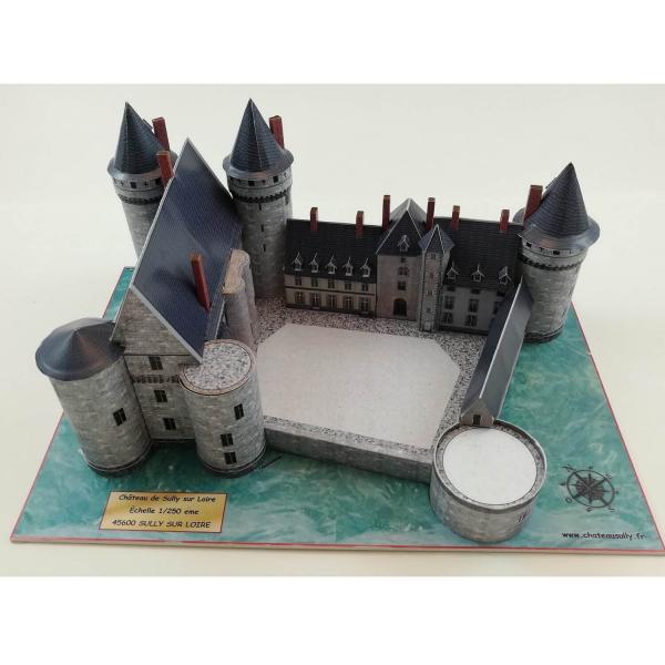 Maquette en carton : Château de Sully sur Loire - Esprit-ChatSully