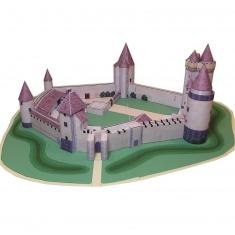 Maquette en carton : Château de Blandy les Tours