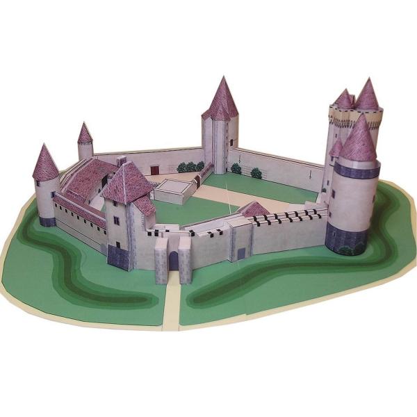 Maquette en carton : Château de Blandy les Tours - Esprit-ChateauBlandy