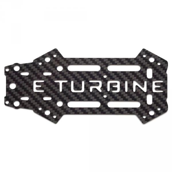 Plaque supérieure carbone Châssis Eturbine TB250 V2 - ETBSM-CM1