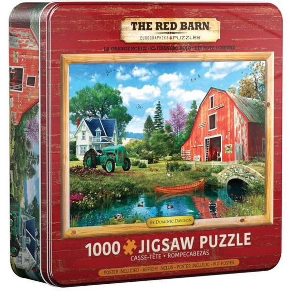 Puzzle 1000 pièces : La grange rouge - EuroG-8051-5526
