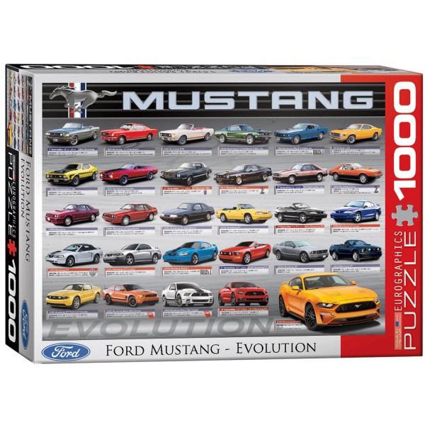 1000 Teile Puzzle: Ford Mustang Evolution - EuroG-6000-0684