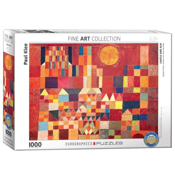  1000 pieces puzzle: Castle and sun, Paul Klee - EuroG-6000-0836