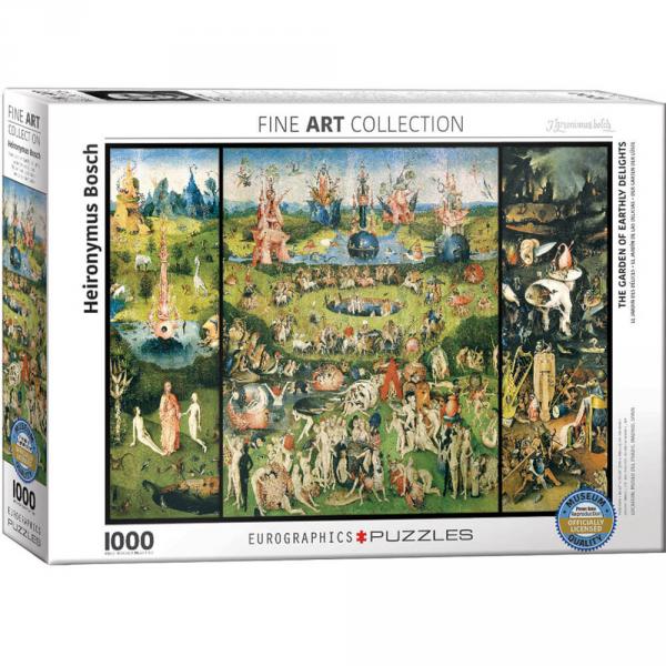 1000 pieces puzzle: Fine Art Collection: The garden of earthly delights - EuroG-6000-0830