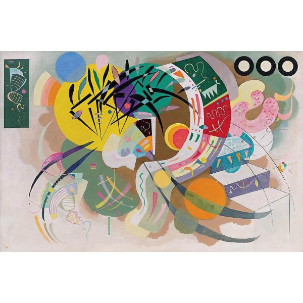 Puzzle 1000 pièces : Kadinsky : Dominant Curve - EuroG-6000-0839