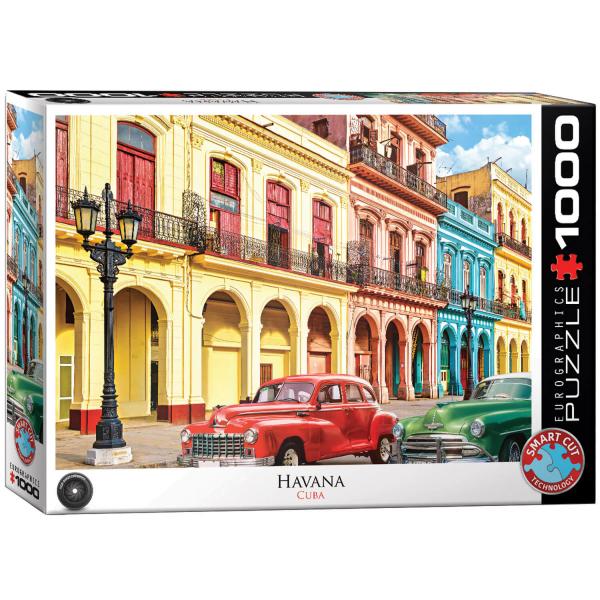 Puzzle mit 1000 Teilen: Havanna, Kuba - EuroG-6000-5516