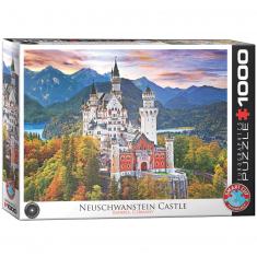 Puzzle 1000 Teile: Schloss Neuschwanstein in Deutschland