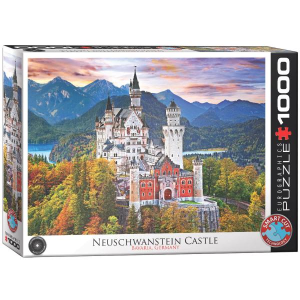 Puzzle 1000 Teile: Schloss Neuschwanstein in Deutschland - EuroG-6000-0946