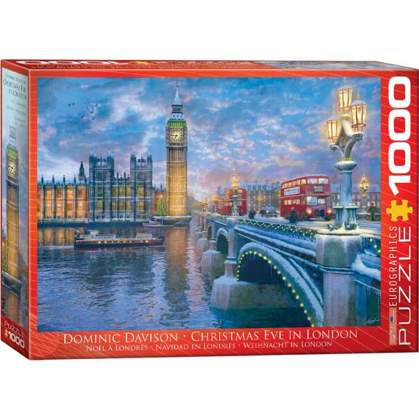 1000 Teile Puzzle: Weihnachten in London - EuroG-6000-0916