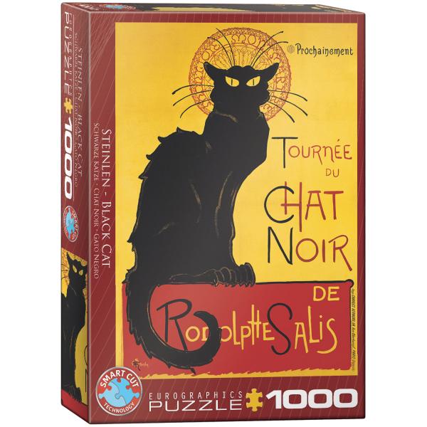 Puzzle 1000 Teile: Tour der schwarzen Katze - EuroG-6000-1399