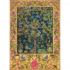 Puzzle 1000 pièces : Tapisserie de l'arbre de vie, William Morris