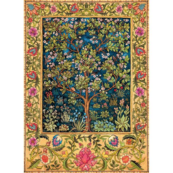 Puzzle 1000 pièces : Tapisserie de l'arbre de vie, William Morris - EuroG-6000-5609