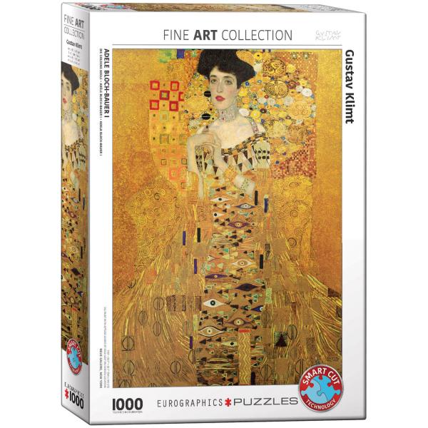 Puzzle 1000 Teile: Adele Bloch-Bauer I, Gustav Klimt - EuroG-6000-9947