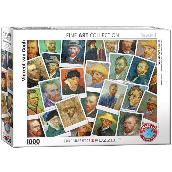 Puzzle 1000 pièces : Autoportraits de Van Gogh  - EuroG-6000-5308