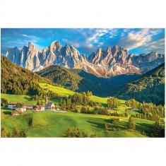 Puzzle 1000 pièces : Dolomites : Montagnes Italiennes