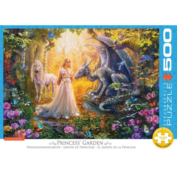 Puzzle 500 pièces XL : Jardin de la princesse - EuroG-6500-5458