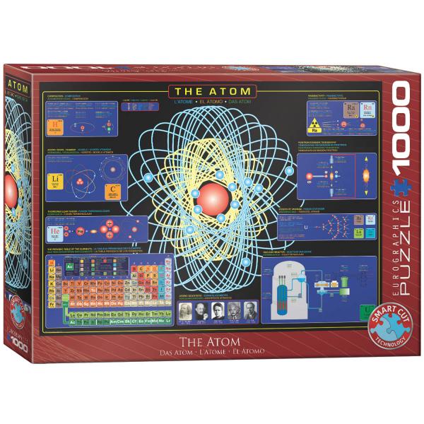 Puzzle 1000 pieces: The atom - EuroG-6000-1002