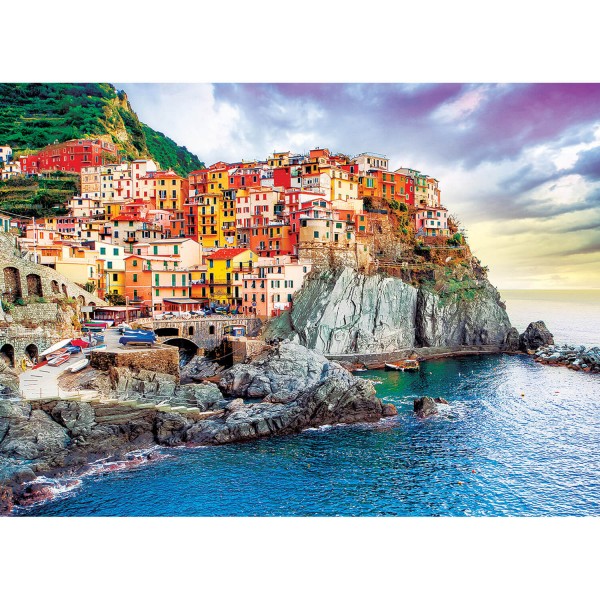 1000 pieces puzzle: Manarola Cinque-Terre, Italy - EuroG-6000-0786