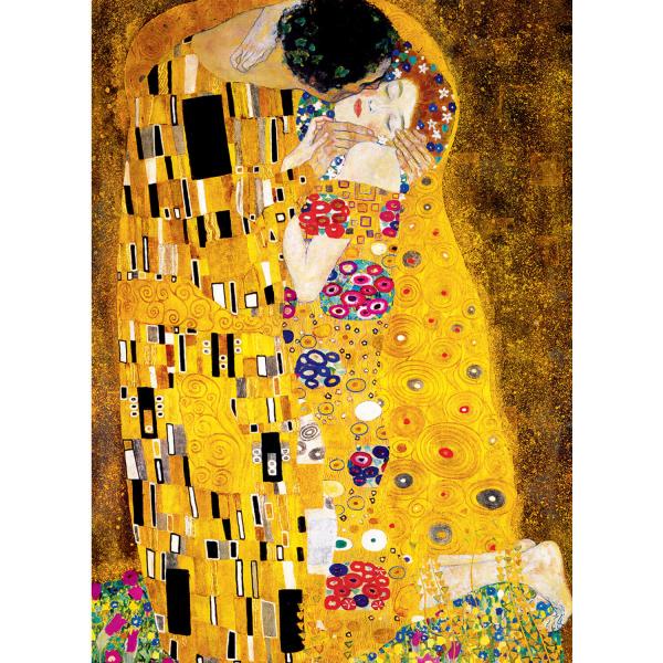 Puzzle 1000 pièces : Le baiser, Gustav Klimt - EuroG-6000-4365