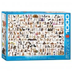 1000 pieces puzzle: dog world