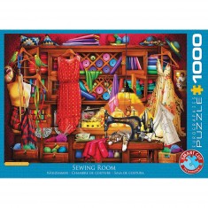 1000 pieces puzzle: Sewing room
