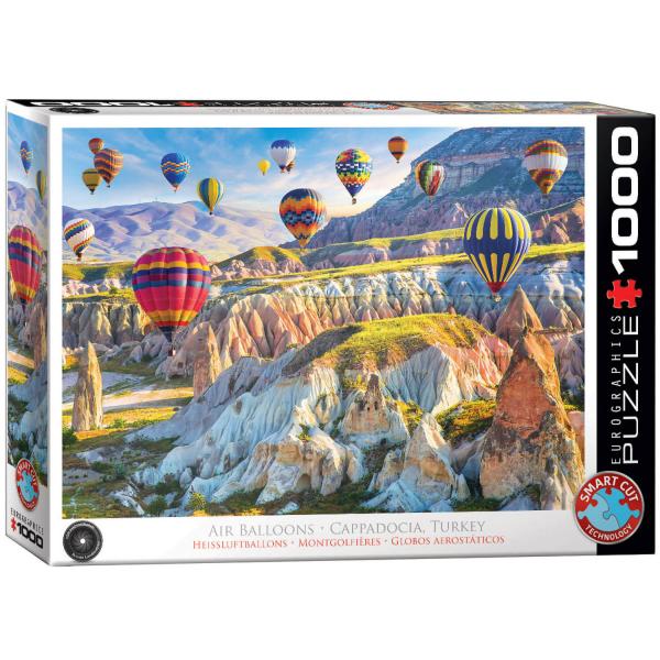Puzzle 1000 pièces : Montgolfières au-dessus de la Cappadoce - EuroG-6000-5717