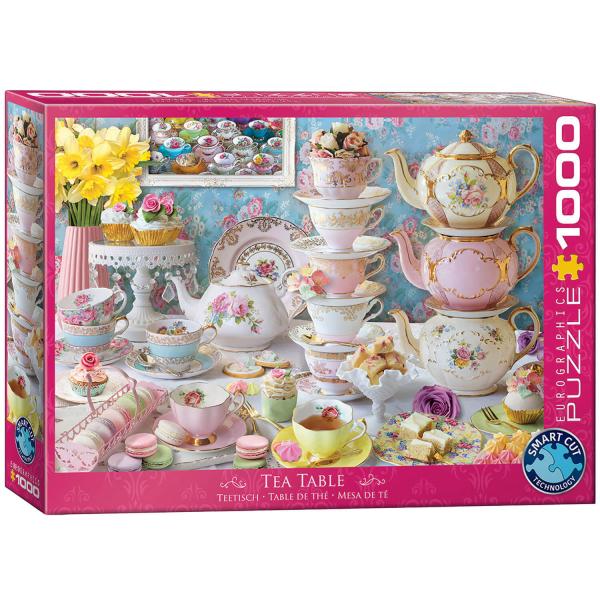 Puzzle 1000 pièces : Table de thé - EuroG-6000-5764