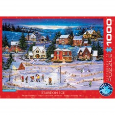 1000 pieces puzzle: Skating by starlight